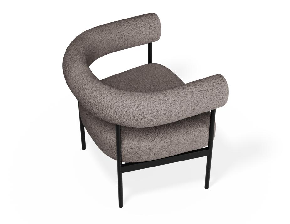 P 5 Marlowe Loungechair Black Oyster