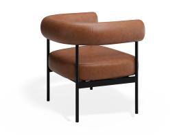 P 3 Marlowe Loungechair Black Brandy