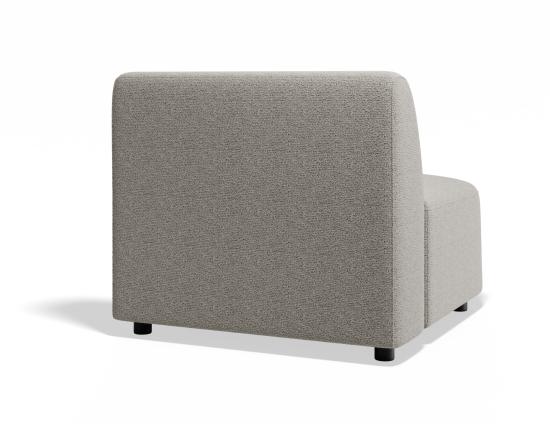 Atticus Modular Sofa Section - Armless - Oyster Grey