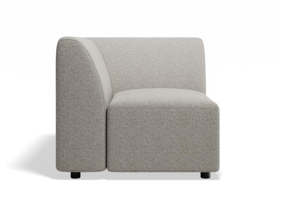 Atticus Modular Sofa Section - Corner - Oyster Grey