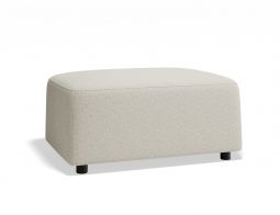 Atticus Ottoman - Ivory Cream