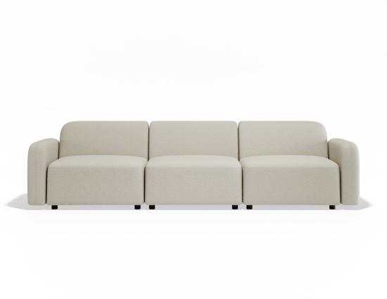 Atticus Modular Sofa - 3 Seater - Ivory Cream