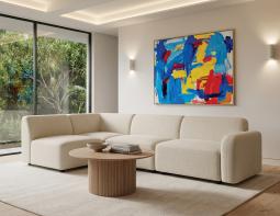 Round Coffee Table And Lounge