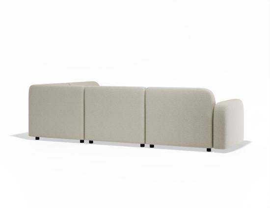 Atticus Modular Sofa - Config A or B Chaise Return - Ivory Cream