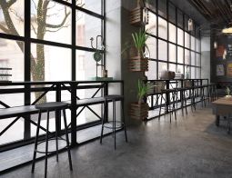 Atlas Barstool Ashblack Lifestyle