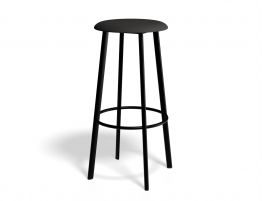 75cm Bar Height - Dark Grey Anthracite Fabric Seat
