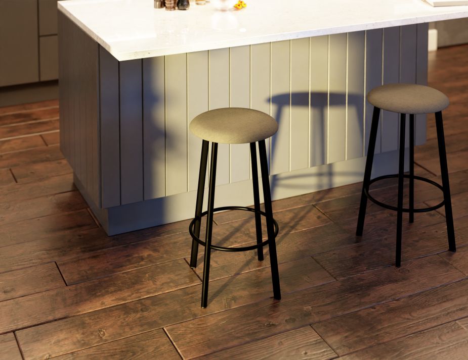 L 6 Atlas Barstool Greyfabric Lifestyle