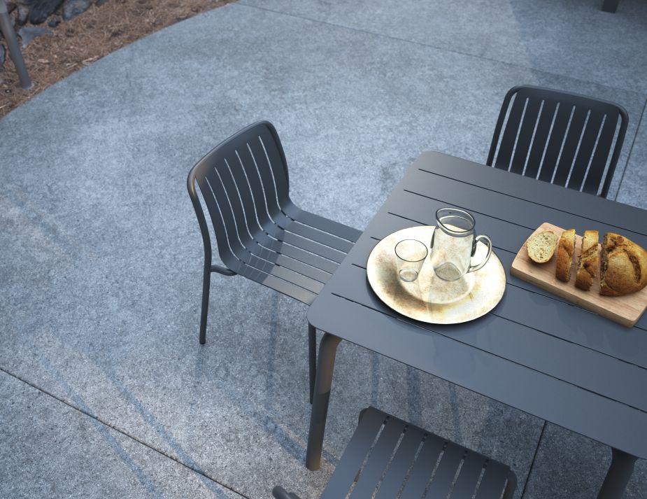 L 3 Roku Diningsetsquare Charcoal