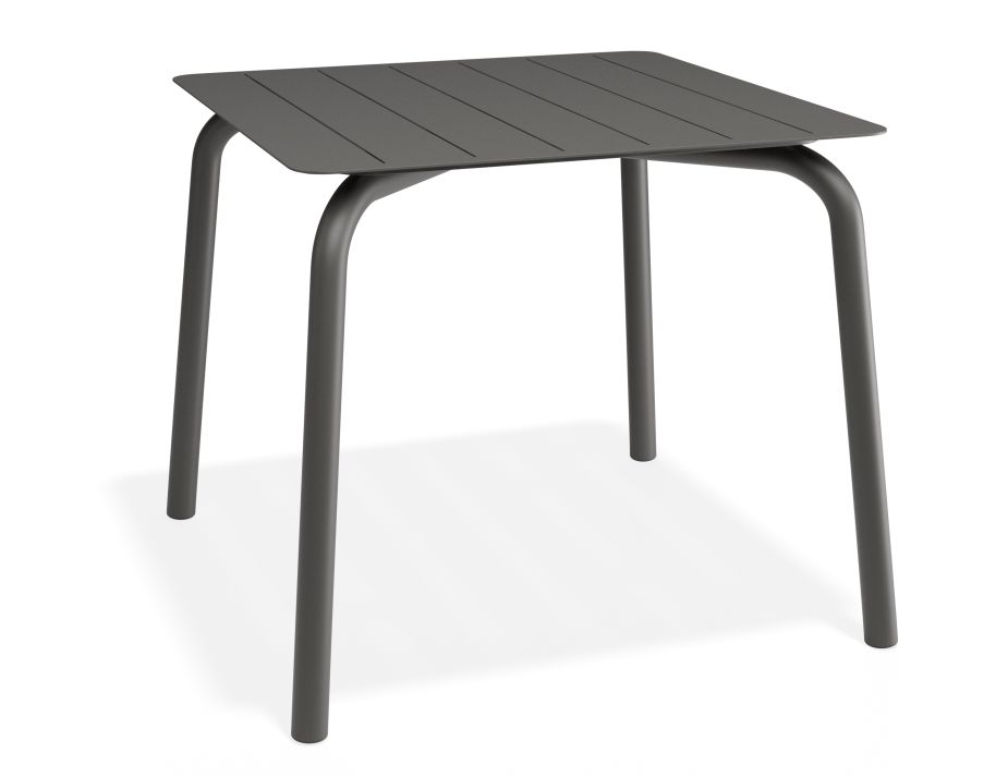 P1 Roku Diningtable 90x90 Charcoal