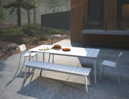 L 1 Roku Diningsebenches White1