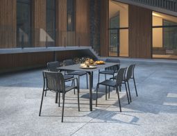L 2 Roku Diningset160 Charcoal