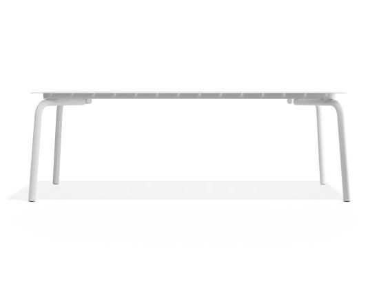 Roku Dining Table 220cm - Outdoor - White