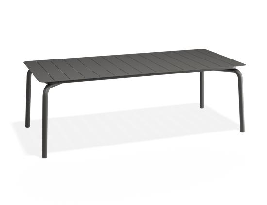 Roku Dining Table 220cm - Outdoor - Charcoal