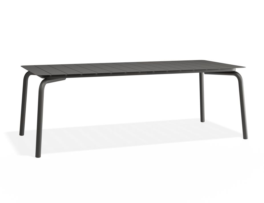 P1 Roku Diningtable 220x100 Charcoal