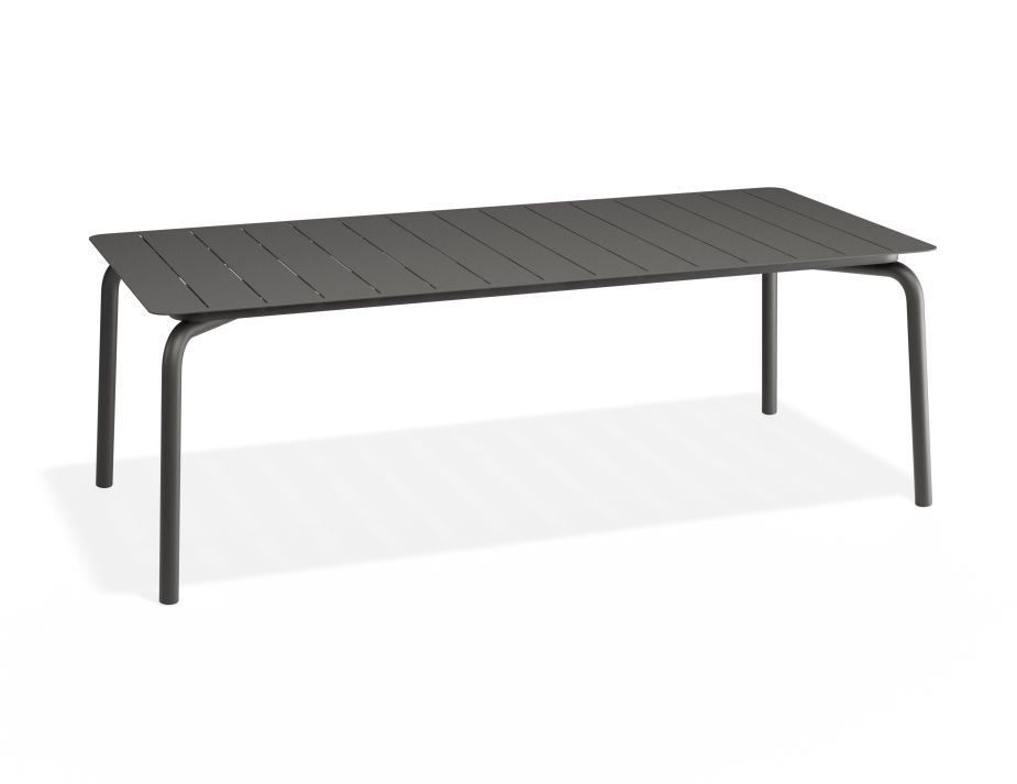 P2 Roku Diningtable 220x100 Charcoal