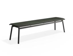 P 1 Roku Bench190 Green Charcoal