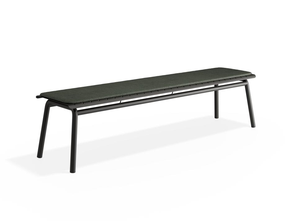 P 1 Roku Bench190 Green Charcoal