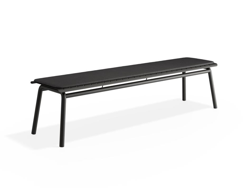 P 3 Roku Bench190seatpad Charcoal