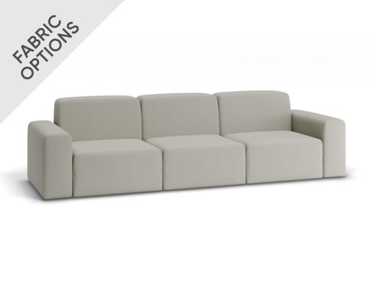 Block Sofa - 3 Seater 