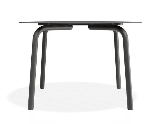 Roku Round Dining Table 120cm - Outdoor - Charcoal