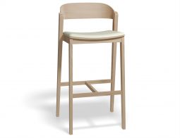 Grayson 75cm Barstool Natural Whitepu