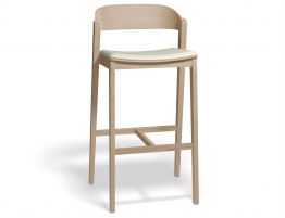 75cm Seat Height with White Vinyl Seat