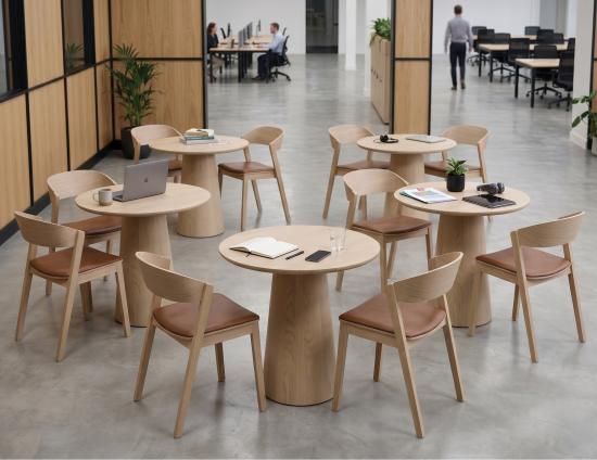 Grayson Dining Chair - Natural - Upholstered