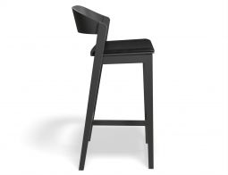 Grayson 65cm Barstool Black Blackpuside