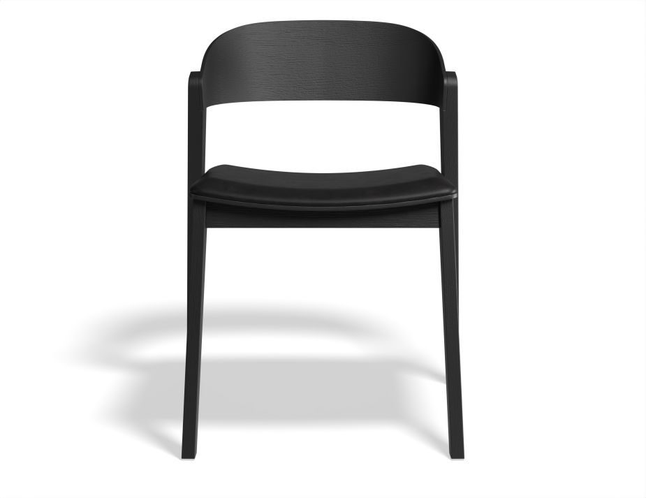 Grayson Chair Black Blackpu Front