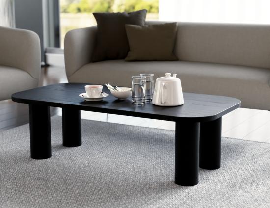 Orbix Rectangle Coffee Table - Black 