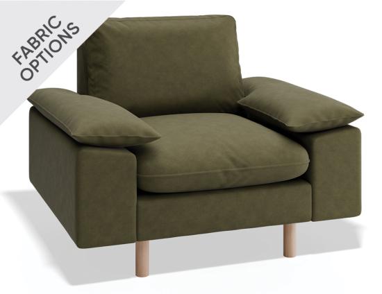 Ralph Armchair - Custom Upholstered