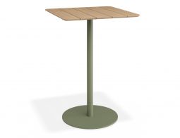 P 1 Roku Teakbartable 75x75 Green