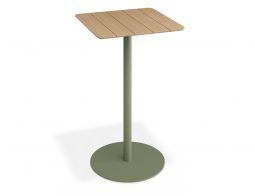 P 2 Roku Teakbartable 65x65 Green