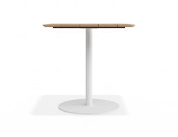 P 3 Roku Teakcafetable 75x75 White