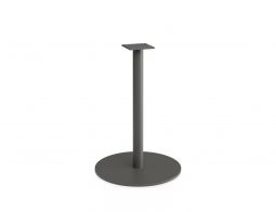 Roku Cafe Table Base & Pole 71cm - Outdoor - Charcoal