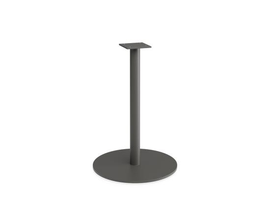 Roku Cafe Table Base & Pole 71cm - Outdoor - Charcoal
