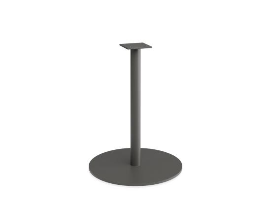 Roku Cafe Table Base & Pole 71cm - Outdoor - Charcoal