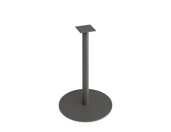 Roku Cafe Table Base & Pole 71cm - Outdoor - Charcoal