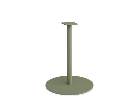Roku Cafe Table Base & Pole 71cm - Outdoor - Eucalyptus Green