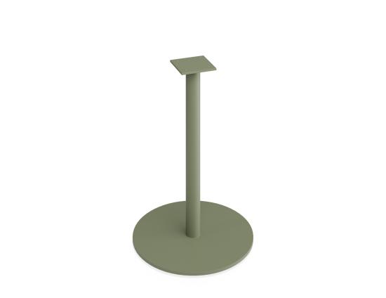 Roku Cafe Table Base & Pole 71cm - Outdoor - Eucalyptus Green