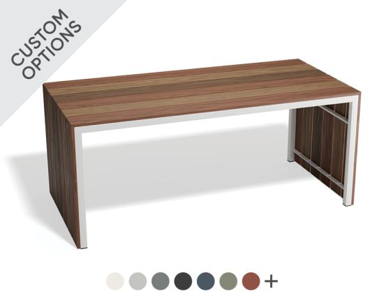 Cascade Outdoor Dining Table - Spotted Gum