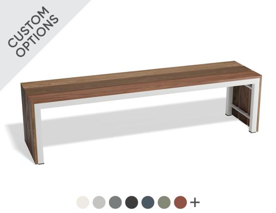 Cascade Outdoor Bench - Spotted Gum
