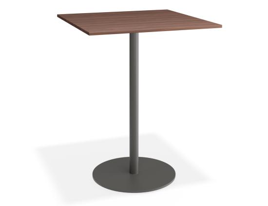 Roku Spotted Gum High Bar Table - Outdoor - Charcoal