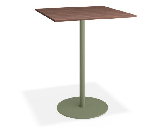 Roku Spotted Gum High Bar Table - Outdoor - Eucalyptus Green