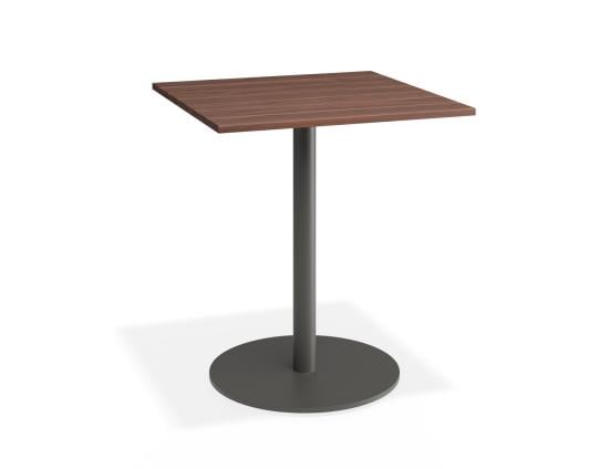 Roku Spotted Gum Cafe Table - Outdoor - Charcoal