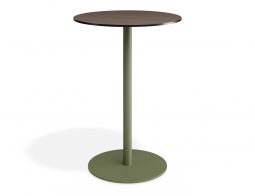 P 1 Solara 75dia Bartable Greenbase Notaiowalnut