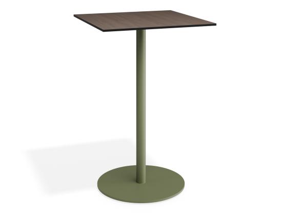 Roku Solara Compact Laminate High Bar Table - Outdoor - Eucalyptus Green