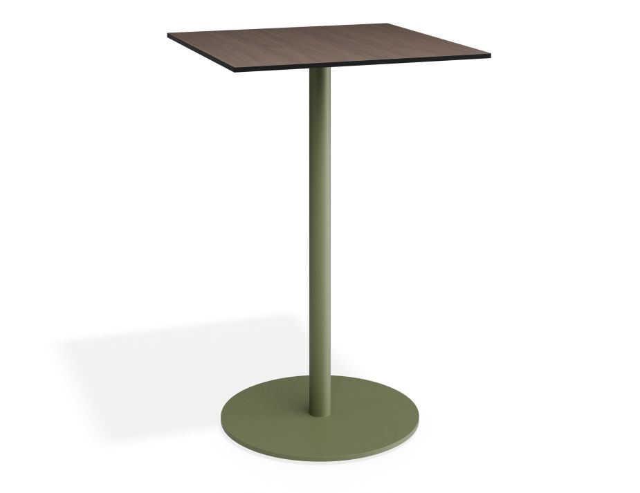 P 1 Solara 70x70 Bartable Greenbase Notaiowalnut