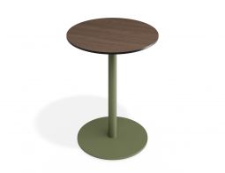 P 2 Solara 65dia Cafetable Greenbase Notaiowalnut