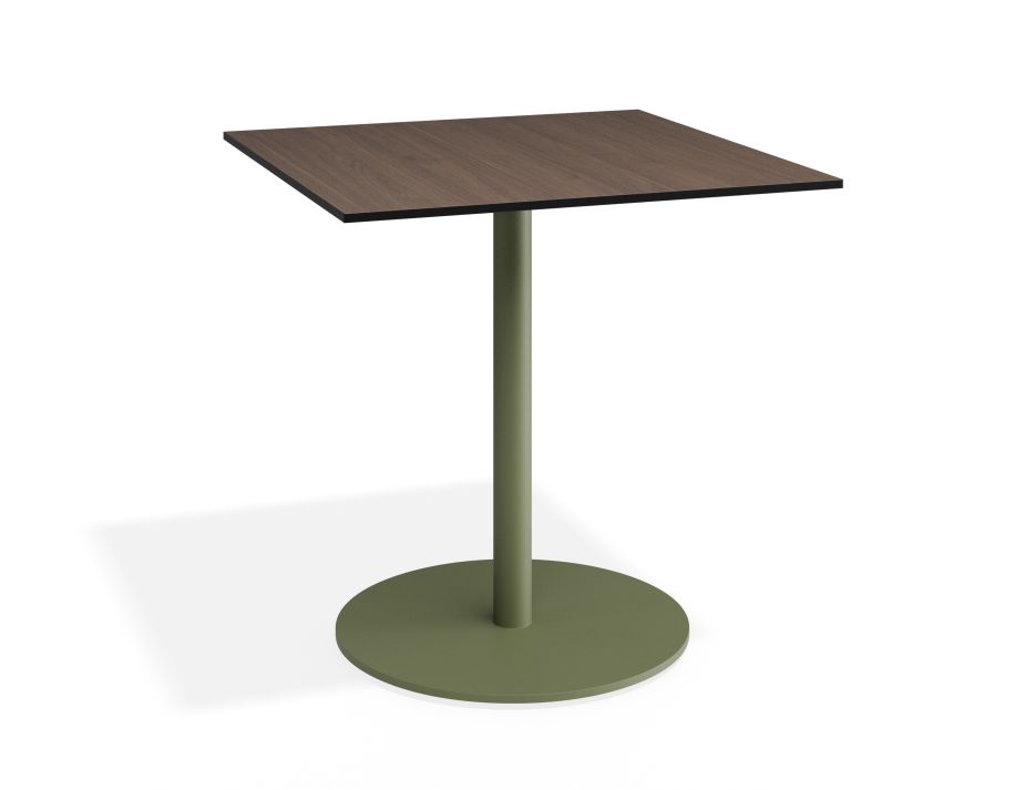 P 1 Solara 75x75 Cafetable Greenbase Notaiowalnut